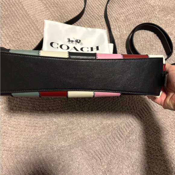 Coachtopia Alter/Ego Slouchy Shoulder Bag In Checkerboard Upcrafted Leather - Picture 6 of 16